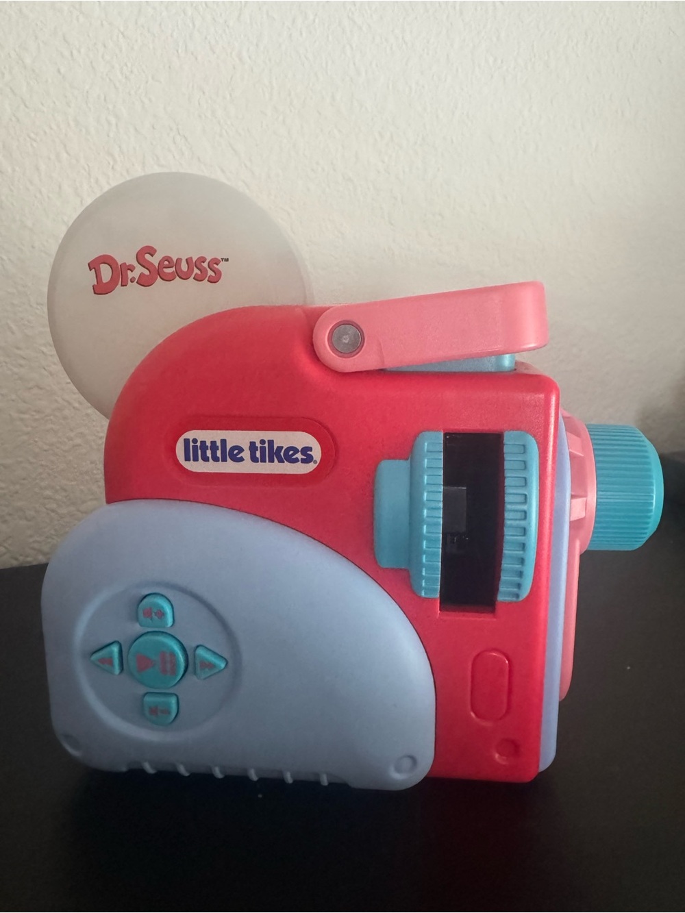 Dr. Seuss Red and Light Blue Toy Projector